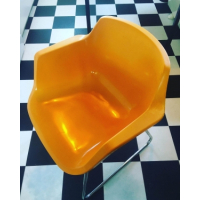 Vintage seventies kuipstoelen (Eames DAX stoel)